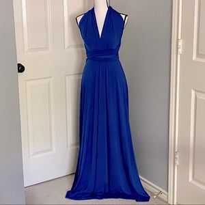 NWT Von Vonni Royal Blue Transformer Dress